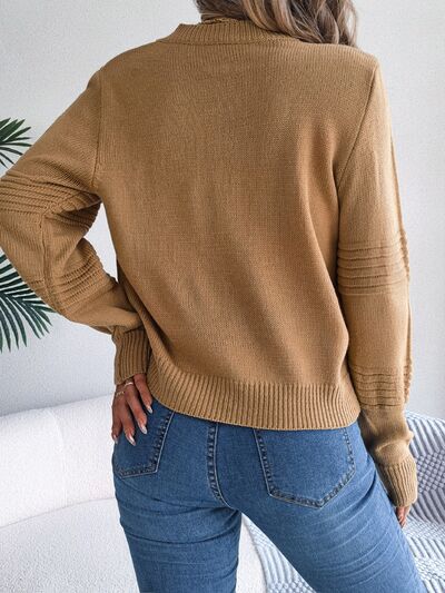 Round Neck Long Sleeve Sweater